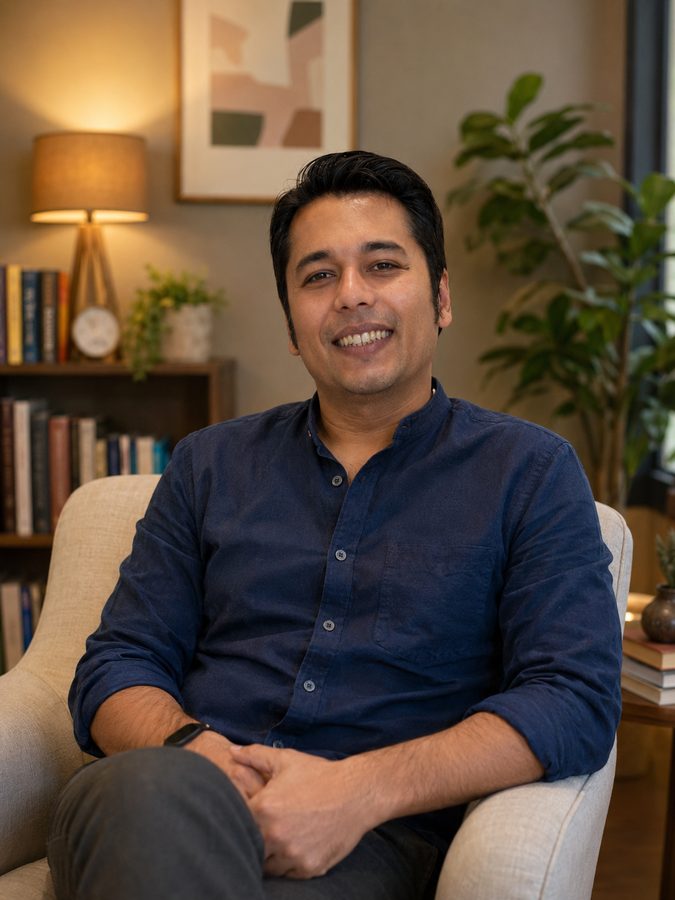 Omkar Naik, counselling psychologist at CINQ.IN